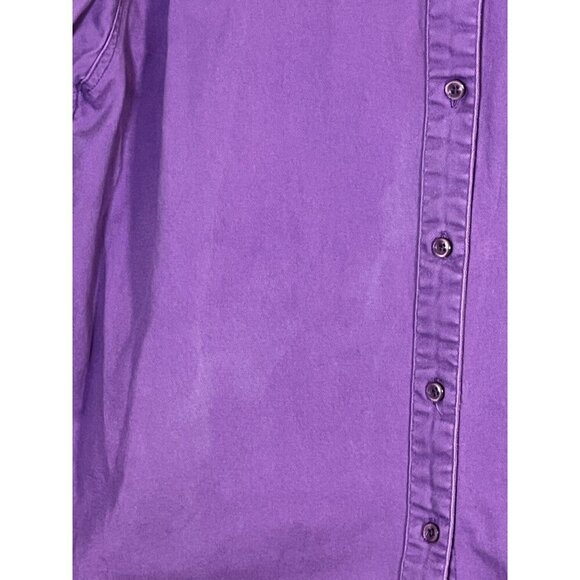 Vintage Disney Dwarf Embroidery Shirt M Purple Theme Park Classic Retro - Picture 12 of 12